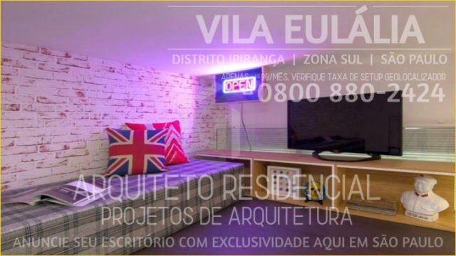 Arquiteto Residencial Vila Eulália ® Design de Interiores