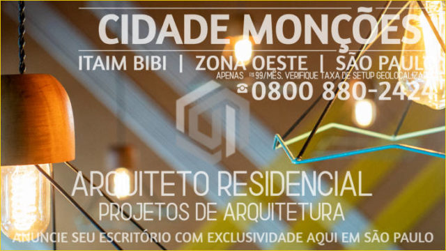 Arquiteto Residencial Cidade Monções, Design de Interiores