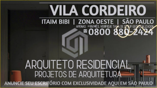 Arquiteto Residencial Vila Cordeiro ® Design de Interiores
