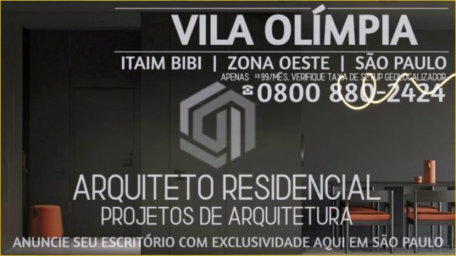 Arquiteto Residencial Vila Olímpia ® Design de Interiores