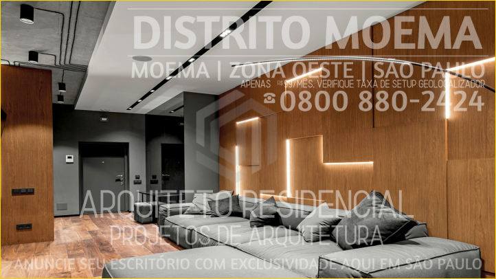 Arquitetura Residencial ✓ Design de Interiores Arquitetônicos ✓ Reforma Residencial ✓ Projeto de Arquitetura Moema [Zona Oeste | SP]