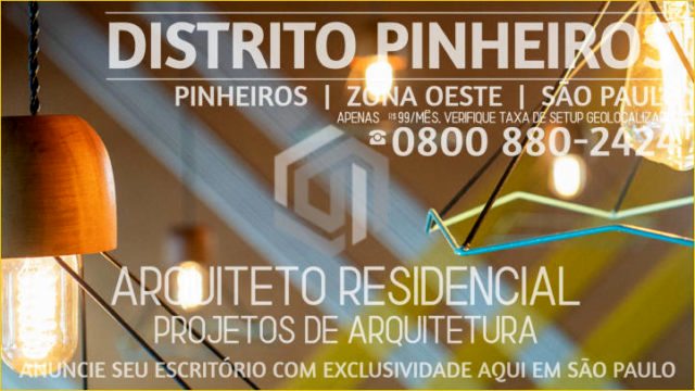 Arquiteto Residencial Pinheiros ® Design de Interiores SP