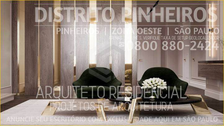 Arquitetura Residencial ✓ Design de Interiores Arquitetônicos ✓ Reforma Residencial ✓ Projeto de Arquitetura Pinheiros [Zona Oeste | SP]