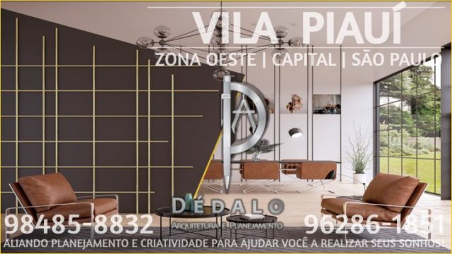 Arquiteto Residencial Vila Piauí ® Design de Interiores