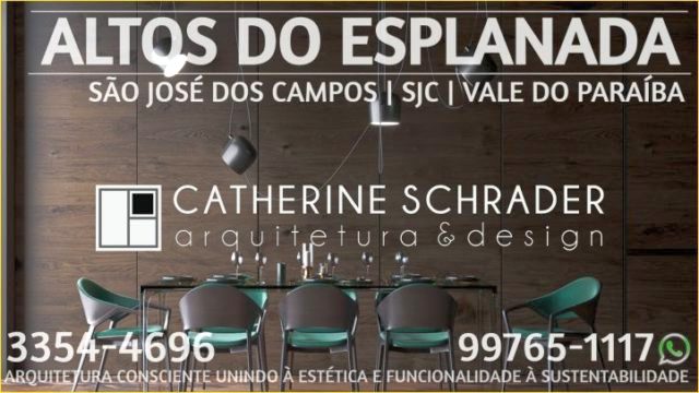 Arquiteto Residencial Altos do Esplanada SJC ® Design ARQ