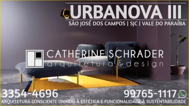 Arquiteto Residencial Urbanova III Design Interiores ® SJC