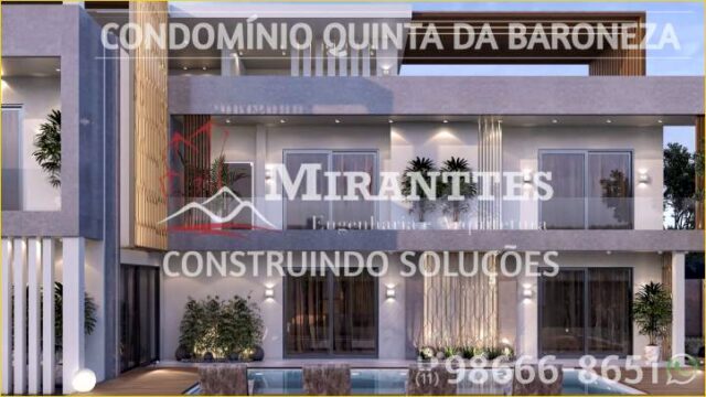 Arquiteto Residencial Quinta da Baroneza Miranttes Eng & Arq